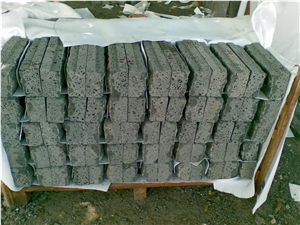 Lava Stone Kerb Stone, Lava Stone Black Basalt Kerb Stone