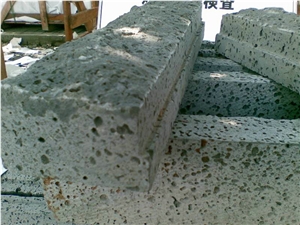 Lava Stone Kerb Stone, Lava Stone Black Basalt Kerb Stone