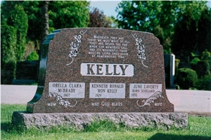 Brown Granite Monument