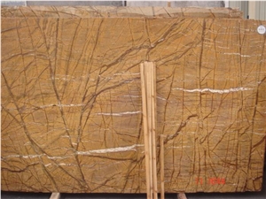 Rain Forest Brown Marble Slabs, India Brown Marble
