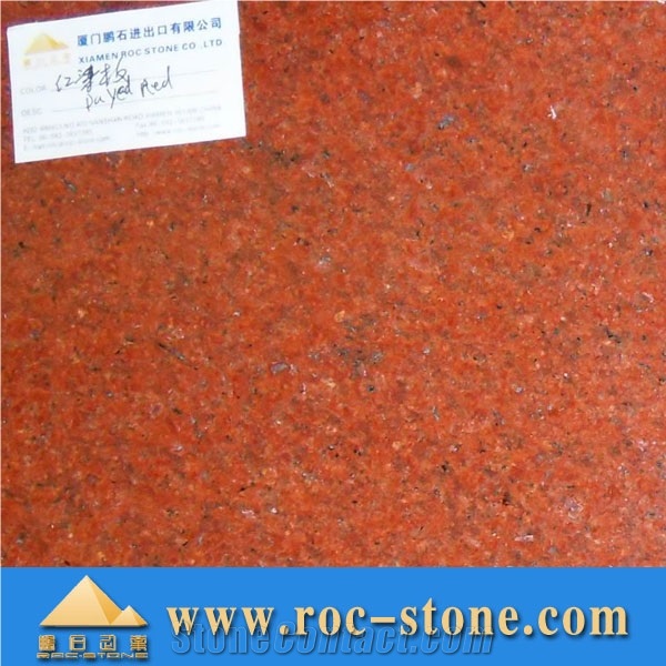 Dyed Red Granite Tiles, China Red Granite