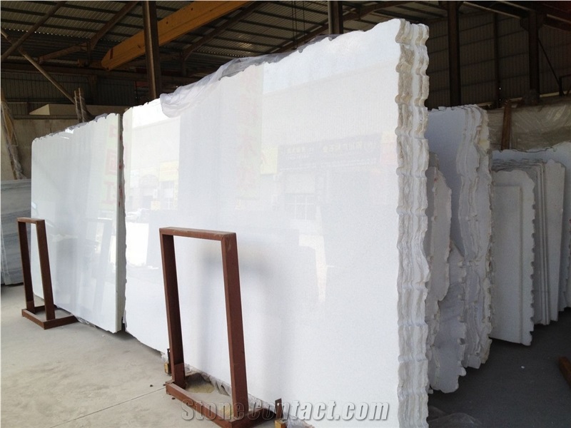China Crystal White Marble Big Slab