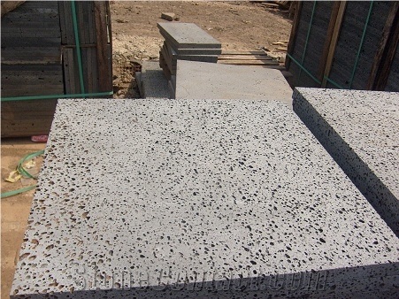 Basalt Stone, Viet Nam Grey Basalt Slabs & Tiles