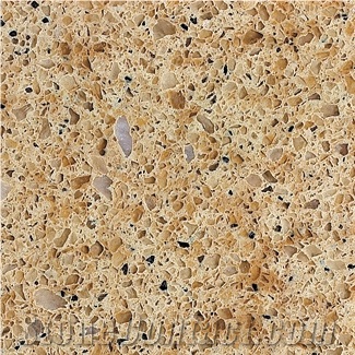 Quartz Stone Slabs & Tiles(Wg352)/Yellow Quartz/Modern Bar/Popular Vein