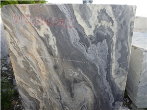 Australia Grey Wave Stone Block, Australia Grey Wave Marble Block