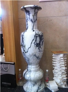 Stone Vase, Cliva White Marble Home Decor
