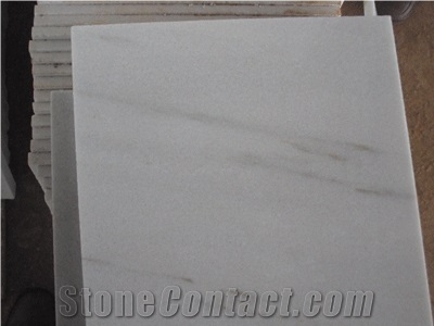 Cloudy White Marble