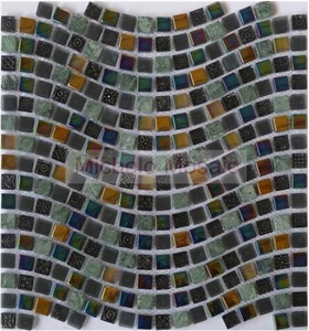 Waving Wall Tiles Mosaic