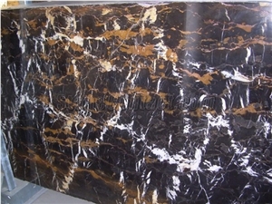 Marbel Tile Black Gold, Pakistan Black Marble