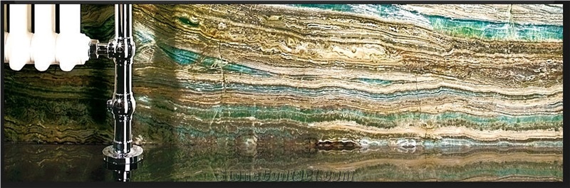 Onice Smeraldo, Iran Green Onyx Slabs & Tiles