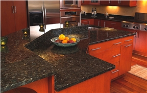 Brown Granite Kitchen Countertops