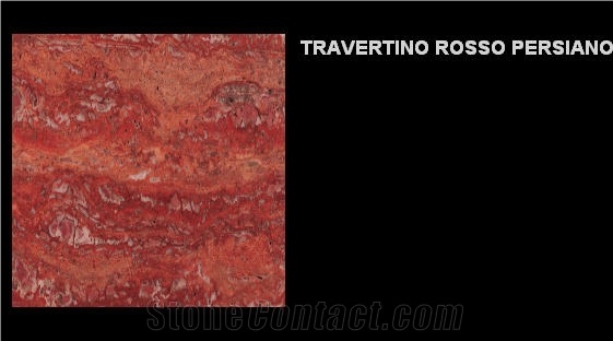Travertino Rosso Persiano, Iran Red Travertine Slabs & Tiles