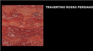 Travertino Rosso Persiano, Iran Red Travertine Slabs & Tiles