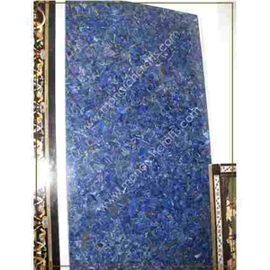 Lapis Lazuli Semiprecious Stone Tabletop