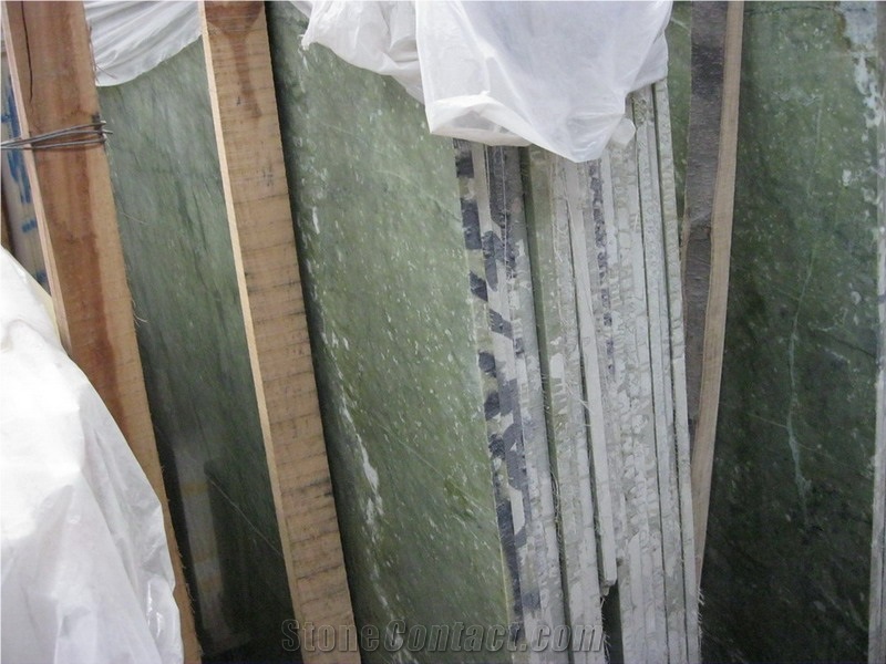 Verde Ming Green Marble Slabs