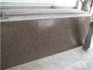 Cherry Brown Granite Slabs, India Brown Granite
