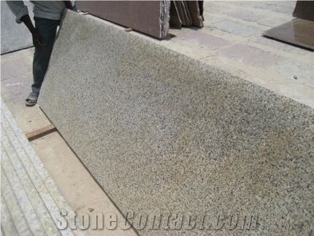 Nasoli Yellow Granite Tiles & Slabs, Polished Floor Covering Tiles, Walling Tiles