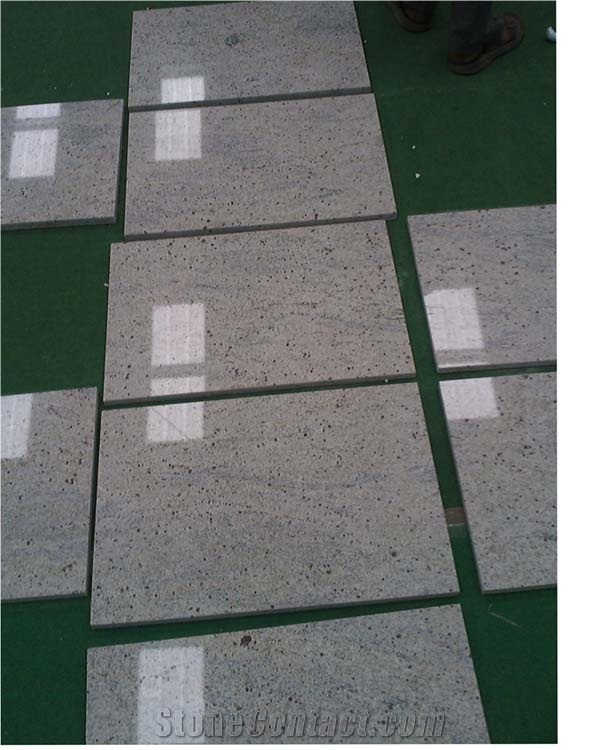 Kashmir White Granite Tiles & Slabs, Polished White Granite Floor Covering Tiles