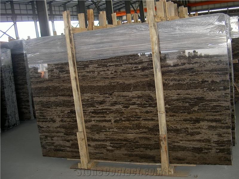 Golden Coast Marble Slab, China Brown Marble