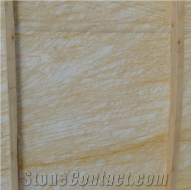 Golden Spider Marble Slabs, Greece Yellow Marble