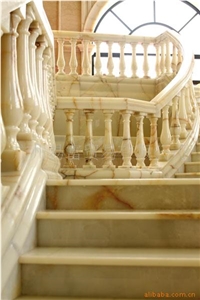 Beige Marble Stairs and Step, Stairs ,step