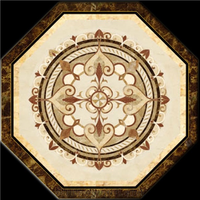 Waterjet Marble Pattern Waterjet Pattern Marble Medallion From China 