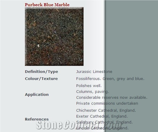 Purbeck Blue Limestone, United Kingdom Blue Limestone Slabs & Tiles