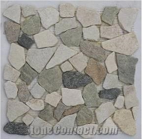 Multicolor Quartzite Mosaic