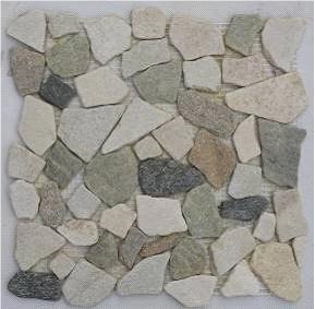Multicolor Quartzite Mosaic