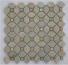 Slate Mosaics-yellow Wooden