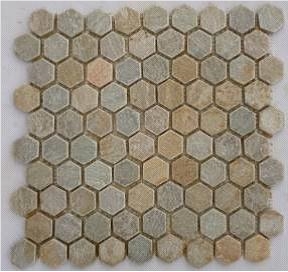 Slate Mosaics-yellow Wooden