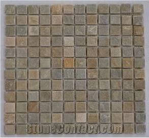 Slate Mosaics-Yellow Wooden