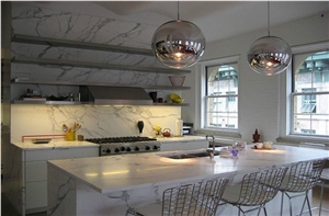 Kitchen Countertop ,Work Top ,Granite Kitchen Coun, Carrara White Marble Kitchen Countertops