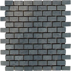Black Slate Brick Mosaic