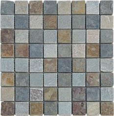 Mix Color Slate Mosaic Tile