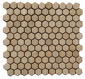 Beige Marble Polished Mosaic