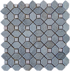 Rhombus Slate Mosaic, Grey Slate Mosaic