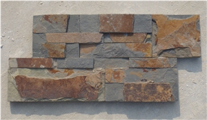 Rusty Wall Cladding, Brown Slate Wall Cladding