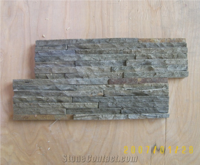Slate Wall Panel,Grey Slate Cultured Stone