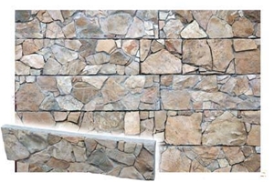 Stone Veneer with Concrete