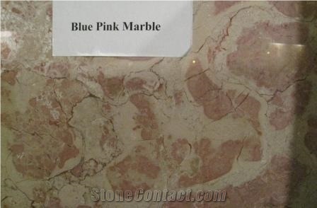 Blue Pink, Iran Blue Marble Slabs & Tiles