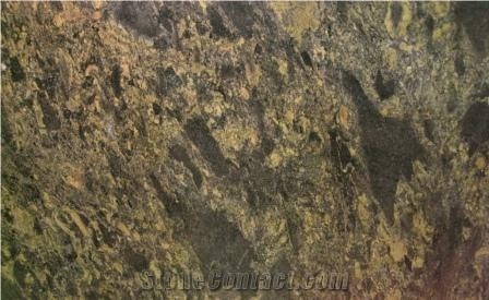 Forest Lemon, Iran Green Granite Slabs & Tiles