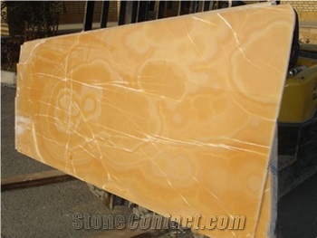 Orange Onyx, Iran Yellow Onyx Slabs & Tiles
