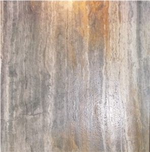 Silver Snake Travertine, Iran Grey Travertine Slabs & Tiles