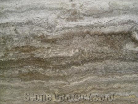 Silver Snake Travertine, Iran Grey Travertine Slabs & Tiles