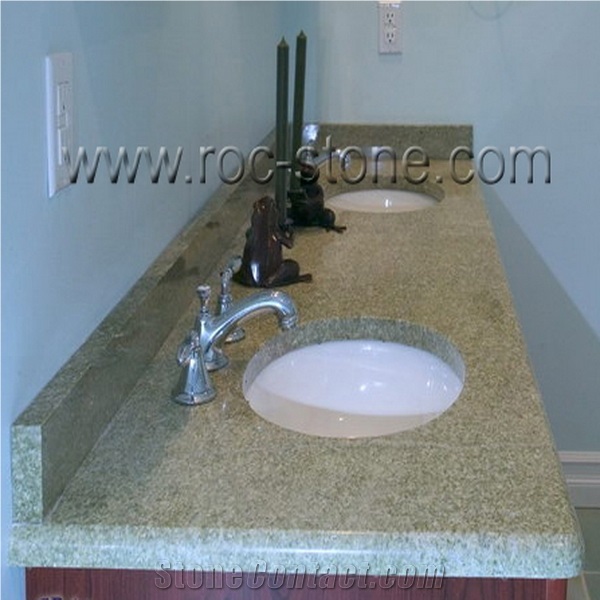 Bathroom Vanity, Green Granite Bath Tops