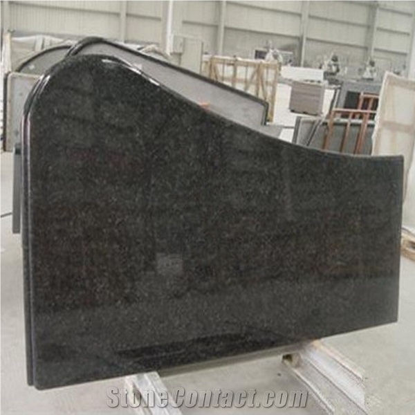 Black Granite Island,Polished Kitchen Bar Top,Fullnose edges Kitchen Worktops, Custom Countertops with Wooden Cabinet, Stone Desk Tops, Solid Surface Kitchen Tops, Kitchen Design, Engineered Stone top