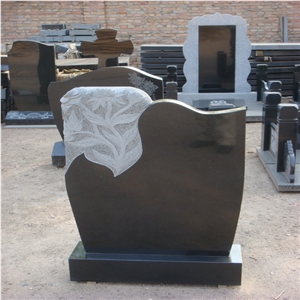 Black Granite Monument, Tombstone, Gravestone, Shanxi Black Granite Gravestone