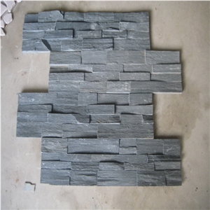 Dark Color Slate Cutured Stone, Grey Slate Cultured Stone