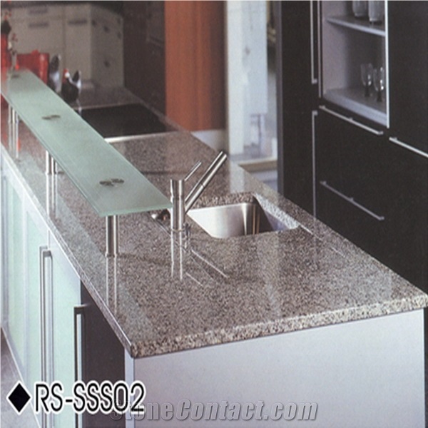 White Granite Kitchen Design